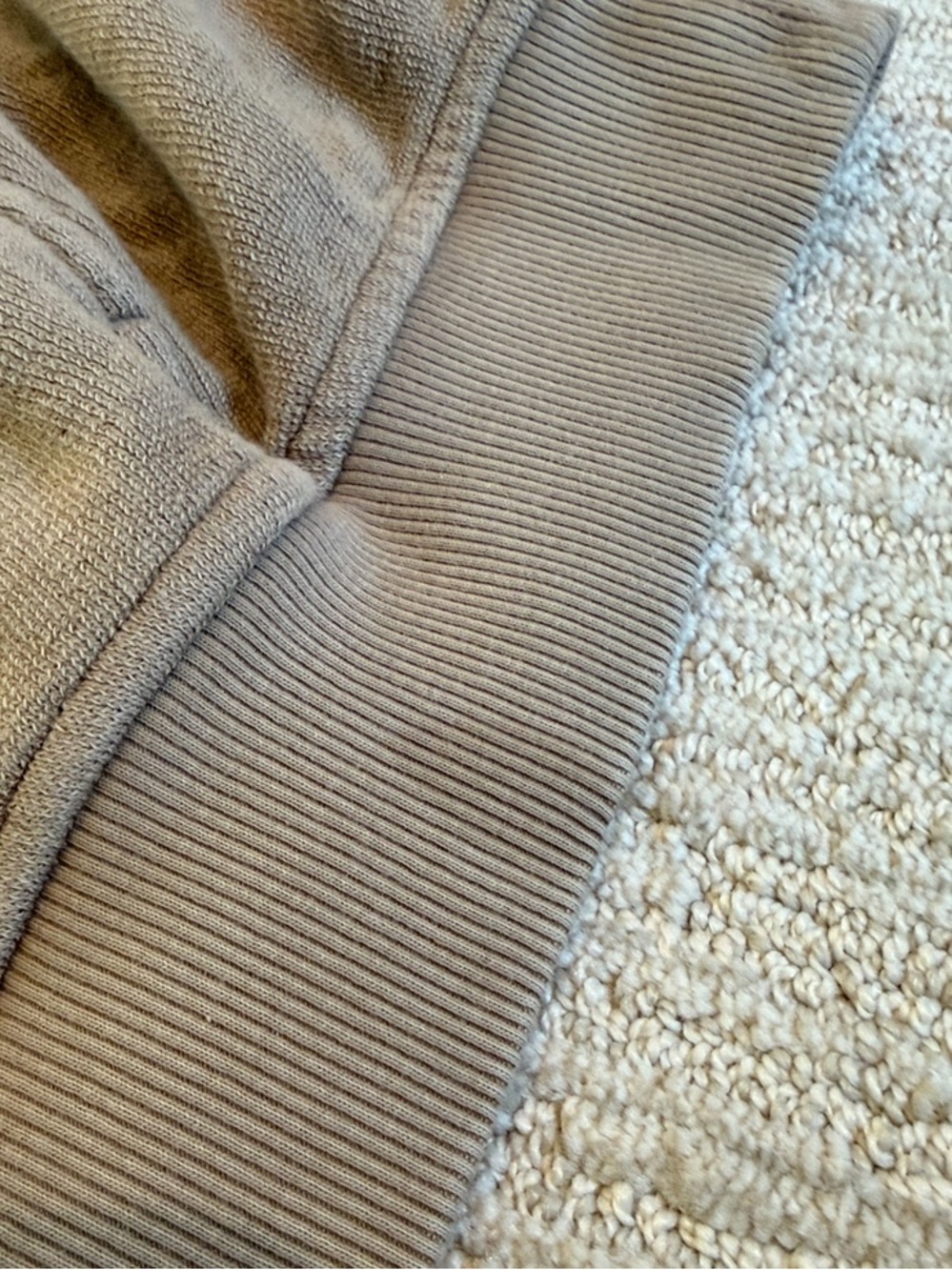 Aerie Women’s Full-Zip Comfy Bomber Jacket - Taupe - Picture 3 of 4